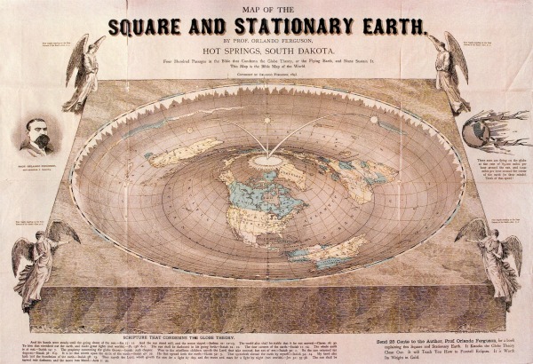 Orlando Ferguson: Flat Earth Believer's Last Remaining Map Goes To The Library Of Congress
